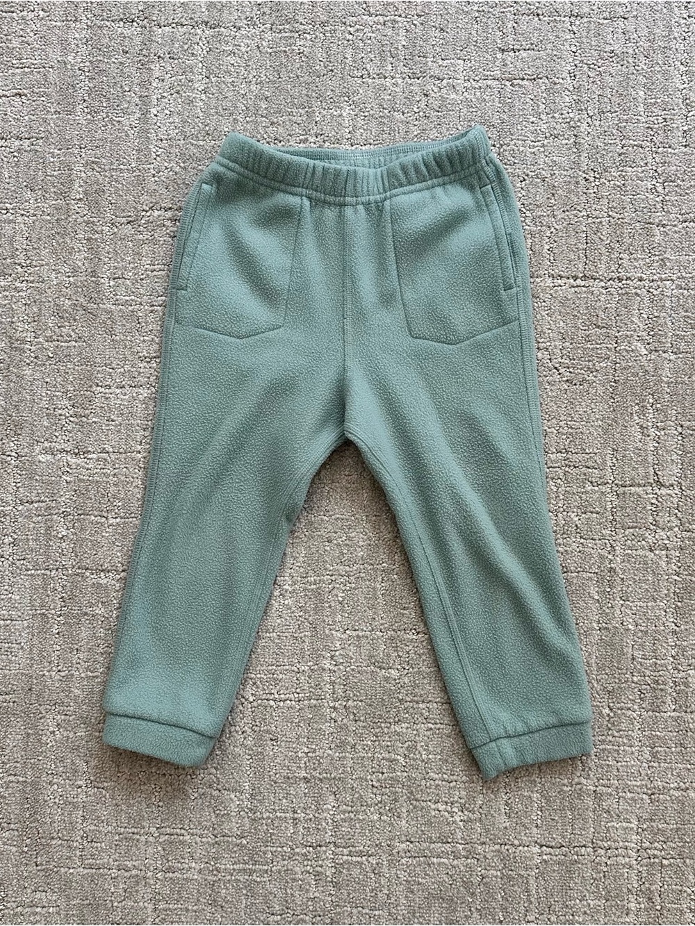 REI toddler Fleece Pants - Sage Green